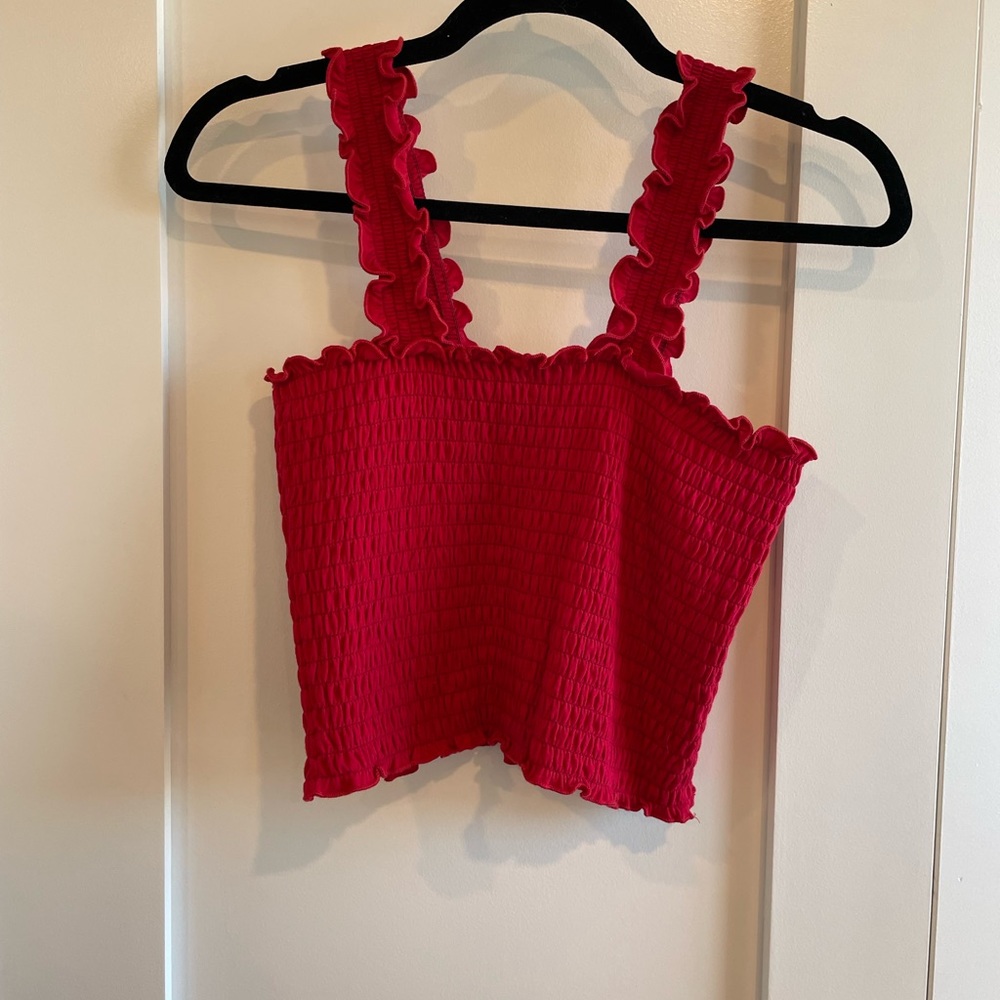 Hollister Smocked Square Neck Top - Picture 3 of 3